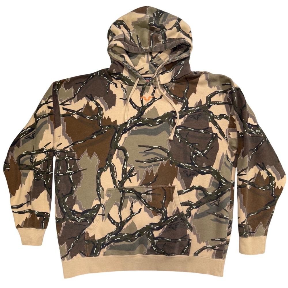 Predator Camo Legacy Hoodie Deception Pattern Pullover Hoodie Mens XL Gorpcore
